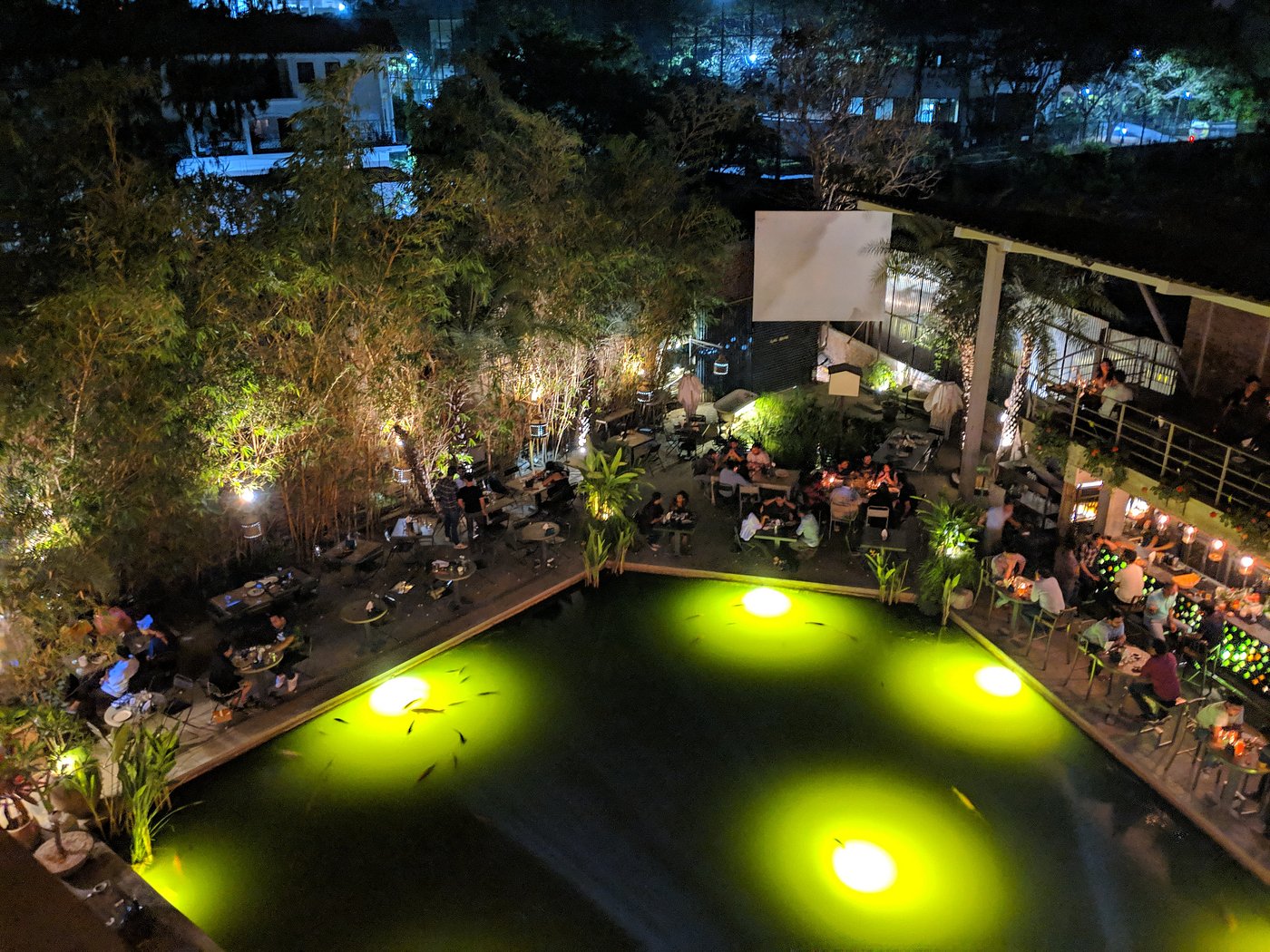 Byg Brewski Brewing Company outdoor evening